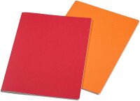 HAHNEMÜHLE Notizbücher DIN A4 blanko, cerise/paprika Softcover 40 Seiten, 1 St.