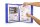 tarifold Wand-Sichttafelsystem 414901 DIN A4 blau mit 10 St. Sichttafeln, 1 St.