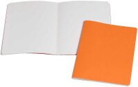 HAHNEMÜHLE Notizbücher DIN A5 blanko, cerise/paprika Softcover 40 Seiten, 1 St.