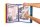 tarifold Wand-Sichttafelsystem 414909 DIN A4 farbsortiert mit 10 St. Sichttafeln, 1 St.
