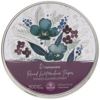 HAHNEMÜHLE Aquarellpapier rund 300 g/qm, 30 Blatt