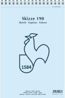 HAHNEMÜHLE Skizzenblock DIN A4, 1 Block