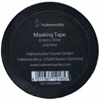 HAHNEMÜHLE Malerband schwarz 6,0 mm x 20,0 m 1 Rolle