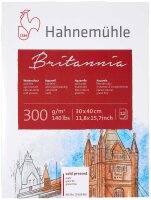 HAHNEMÜHLE Aquarellblock 30,0 x 40,0 cm 300 g/qm, 12...