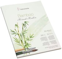HAHNEMÜHLE Malblock Bamboo 30,0 x 40,0 cm 265 g/qm, 25 Blatt, 1 Block