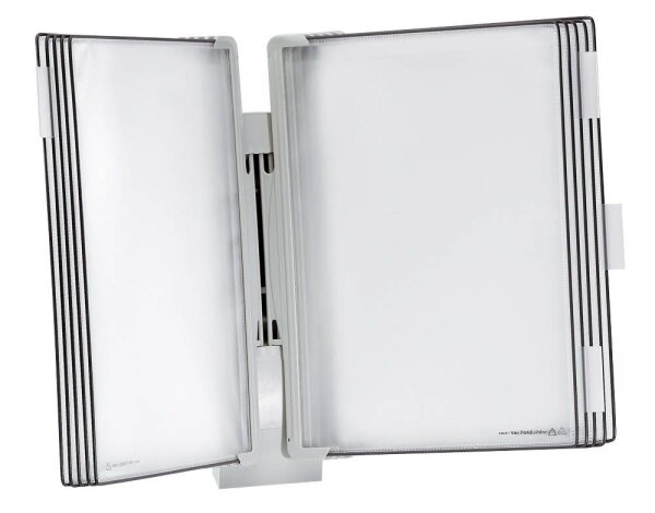 tarifold Wand-Sichttafelsystem Office 714300 DIN A4 grau mit 10 St. Sichttafeln, 1 St.