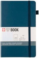 Sakura Notizbuch ca. DIN A5 kariert, dunkelindigo...