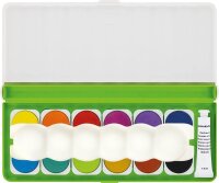 EBERHARD FABER Green Winner Wasserfarbkasten 12 Farben