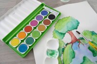 EBERHARD FABER Green Winner Wasserfarbkasten 12 Farben