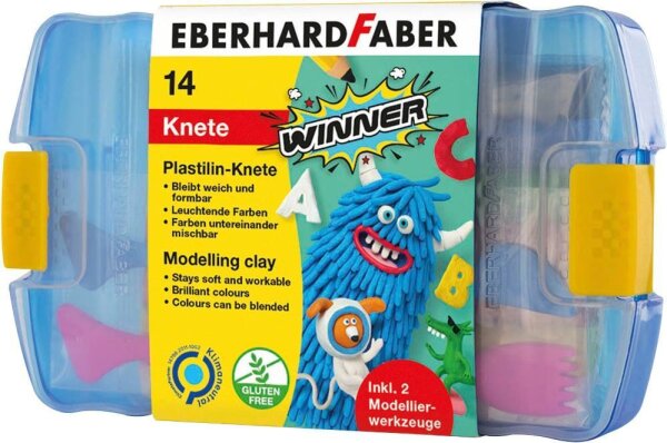EBERHARD FABER Knete Winner farbsortiert, 150,0 g