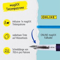 ONLINE® magiXX Lavender Patronenfüller lila M (mittel), 1 Set