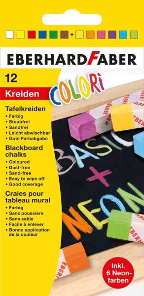 EBERHARD FABER Colori Kreide farbsortiert 12 St.