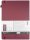 Sakura Notizbuch DIN A4 liniert, maulbeere Hardcover 160 Seiten, 1 St.
