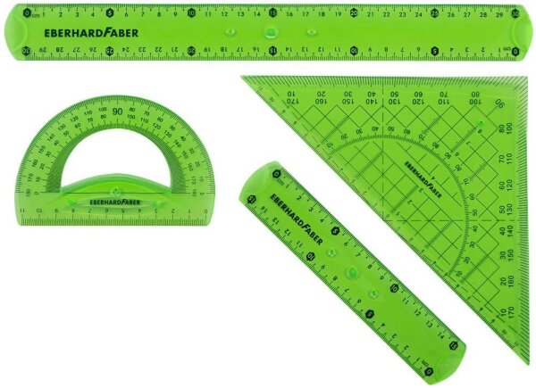 EBERHARD FABER Geometrie-/Zeichenset grün