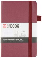 Sakura Notizbuch ca. DIN A7 liniert, maulbeere Hardcover...