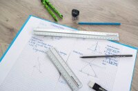 EBERHARD FABER Lineal 30,0 cm, silber