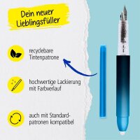 ONLINE® magiXX Deep Ocean Patronenfüller blau M (mittel), 1 Set