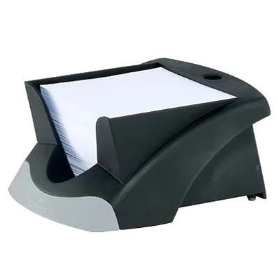 DURABLE Zettelbox VEGAS schwarz inkl. 500 Notizzetteln, 1...