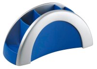 DURABLE Stiftehalter VEGAS silber/blau Kunststoff 5...