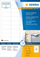HERMA Folien-Kraftklebe-Etiketten 9536 weiß 45,7 x...