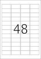 HERMA Folien-Kraftklebe-Etiketten 9536 weiß 45,7 x 21,2 mm, 40 Blatt