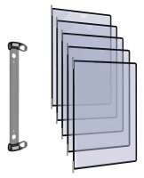 tarifold Wand-Sichttafelsystem PRO 920300 DIN A4 schwarz...
