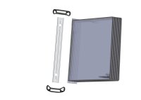 tarifold Wand-Sichttafelsystem PRO 920303 DIN A4 schwarz...