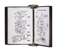 tarifold Wand-Sichttafelsystem PRO 920305 DIN A4 schwarz...