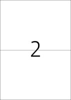 HERMA Folien-Kraftklebe-Etiketten 9541 weiß 210,0 x 148,0 mm, 40 Blatt