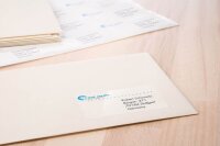 HERMA Folienetiketten 4586 transparent 97,0 x 42,3 mm, 10 Blatt