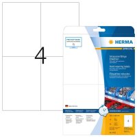 HERMA wetterfeste Folienetiketten 4583 weiß 105,0 x...