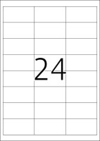 HERMA wetterfeste Folienetiketten 4582 weiß 66,0 x 33,8 mm, 10 Blatt