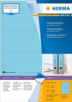 HERMA Ordneretiketten 4298 blau, 100 Blatt