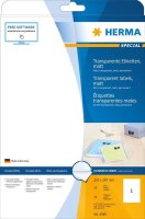 HERMA Folienetiketten 4585 transparent 210,0 x 297,0 mm,...