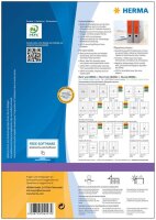 HERMA Ordneretiketten 4297 rot, 100 Blatt
