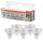 OSRAM LED-Lampe Base GU5.3 3,8 W klar, 5 St.
