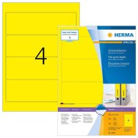 HERMA Ordneretiketten 4296 gelb, 100 Blatt