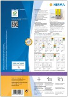 HERMA Ordneretiketten 4296 gelb, 100 Blatt
