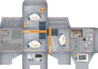 OSRAM Spotlight Recess LED Einbaustrahler weiß 4,3 W