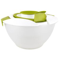 WESTMARK Schüssel Praktika weiß/grün 6,5 l, 1 St.