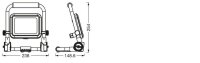 OSRAM WORKLIGHT VALUE R-STAND LED Außenleuchte schwarz, dunkelgrau 20 W