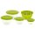 WESTMARK Schüssel-Set Olympia transparent/grün 9-tlg., 1 Set