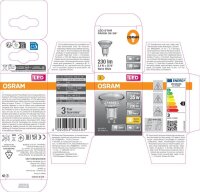 OSRAM LED-Lampe Star PAR16 GU10 2,4 W klar, 1 St.