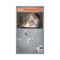 OSRAM Office Line Desk Retro LED Tischlampe weiß 9 W