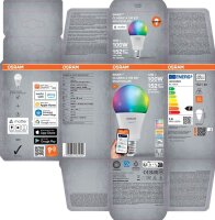 OSRAM LED-Lampe SMART+ MATTER Classic A100 E27 14 W matt, 1 St.
