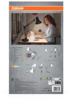 OSRAM Office Line Desk Retro LED Tischlampe schwarz 9 W
