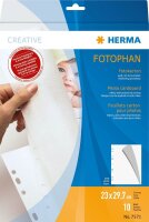 HERMA Fotokarton Fotoblätter weiß 250 g/qm 10...