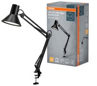 OSRAM Office Line Desk Retro Clip LED Tischlampe schwarz...