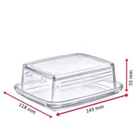 WESTMARK Butterdose transparent, 1 St.