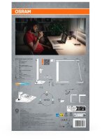 OSRAM Office Line Desk Banker Inductive Charging LED Schreibtischlampe weiß 17 W